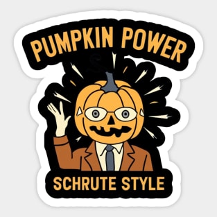 Dwight Pumpkin Sticker